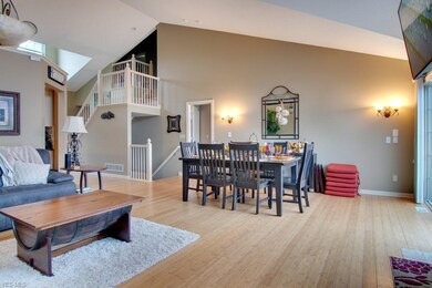 Large lofted ceilings give this home a very open f