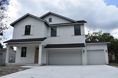 In progress photo of home under construction.