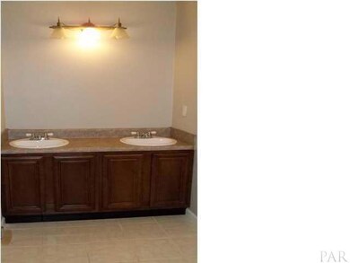 Master Bath with large dressing area.