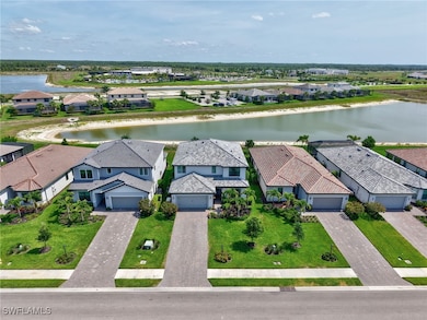 Aerial perspective of suburban area featuring a la