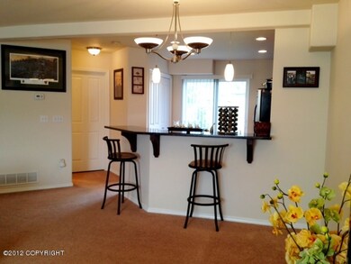 Open Casual Dining Room and angled break