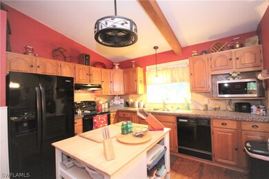 Wood cabinetry in Kitchen