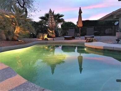 Pool at Sunset