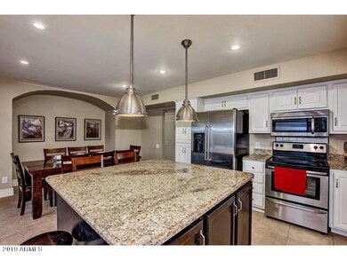 kitchen with island