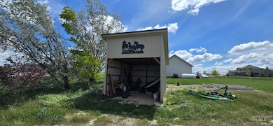 View of pole building