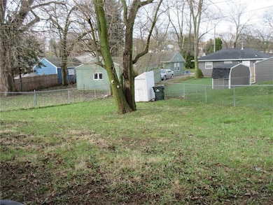 Large back yard.