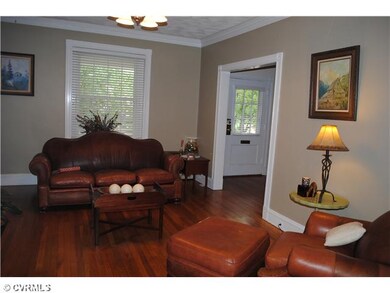 Foyer - Front foyer leads to family room/den.