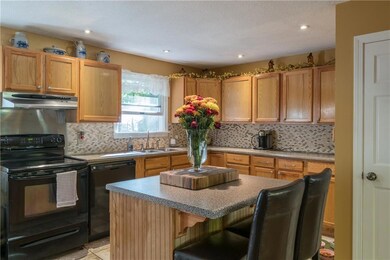 This is another view of the kitchen...