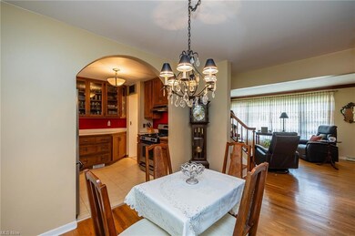 Dining room with hardwood floor