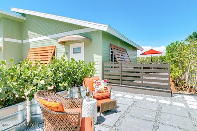 Unit B Side Patio