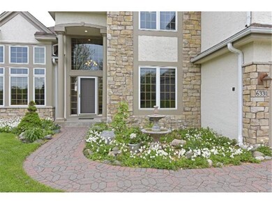 Look at the detail on this front entrance!  Paver 