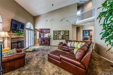Spacious Family Room with vaulted ceiling, firepla