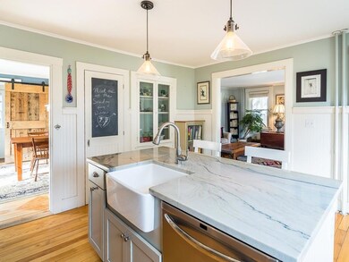 Bright and sunny eat-in kitchen with...