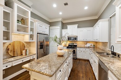 With plenty of cabinet and countertops, there is n