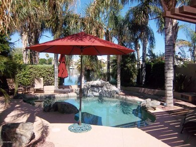 Tropical Landscape & Pool w/Waterfall