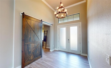 Foyer and den entrance