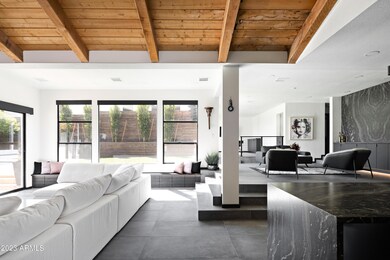 Open concept floor plan