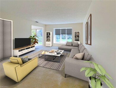 LIVING ROOM | FURNISHINGS VIRTUALLY STAGED