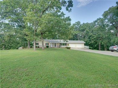 huge gentle front lawn
