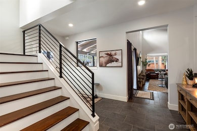 Stairs off the main entryway.