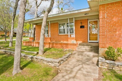 Covered front porch