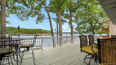 Large deck just off the main living area and provi