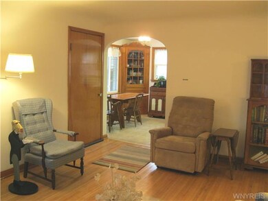 Living Room. Living room opens to dining area of k