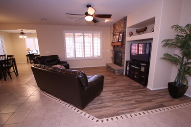 Luxurious Living Room & Fireplace