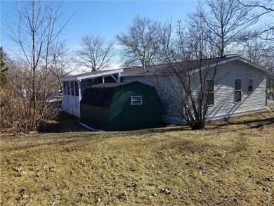 Rear of home