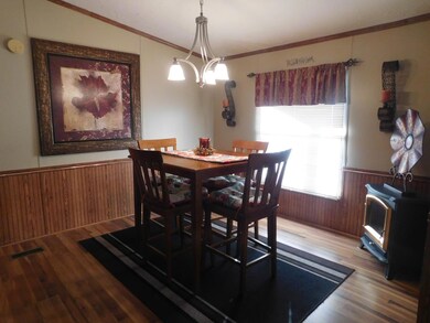dining room open to living room