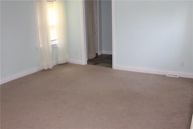 Large master bedroom with full bath.