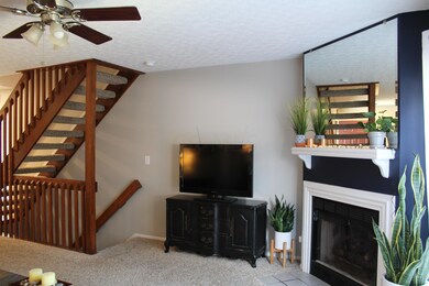 LVNG RM view near sliding doors