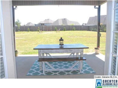Beautiful large backyard.