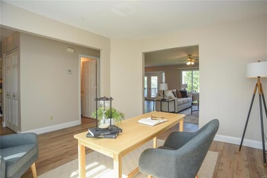 Notice the coat closet in the entry and the door i