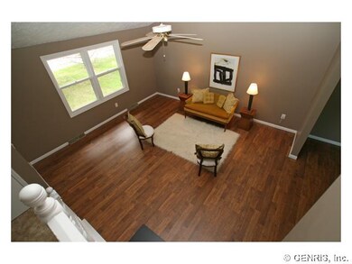 Great Room View from the top of the stairs