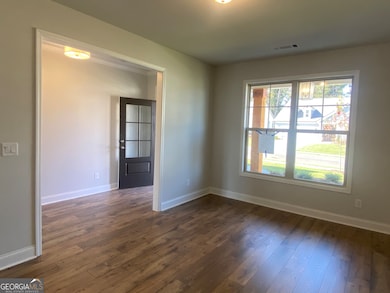 French doors w a transom above can be added for an elegant loof and privacy