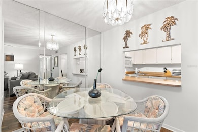 Dining room area with breakfast