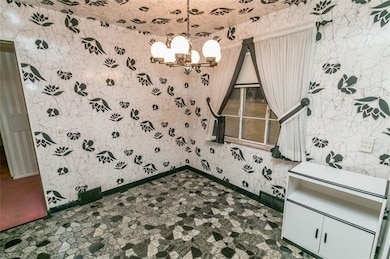Eating area of kitchen