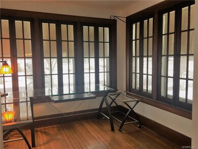 first-floor sun porch / office