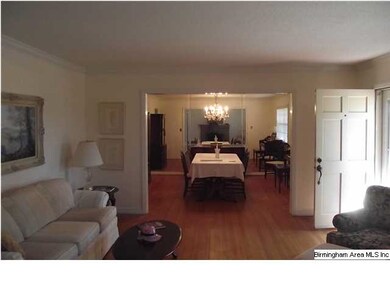 The formal banquet size dining room is nice and la