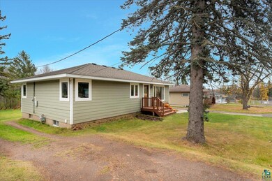 View of front of property with a front lawn