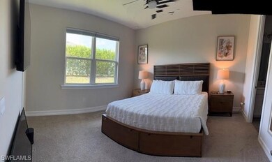 Bedroom featuring carpet floors