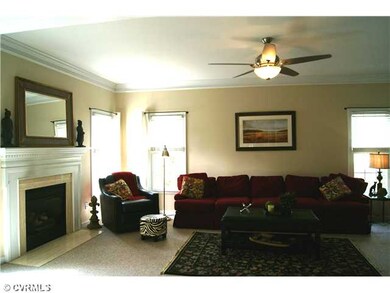 Den/Family/Great Room - Family room has a gas fire
