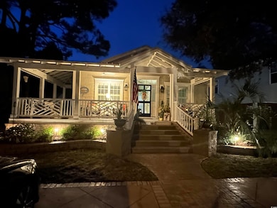 View of front facade featuring a porch