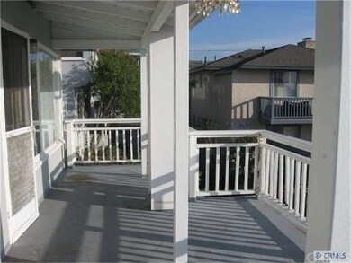 Deck off the living room and dining room
