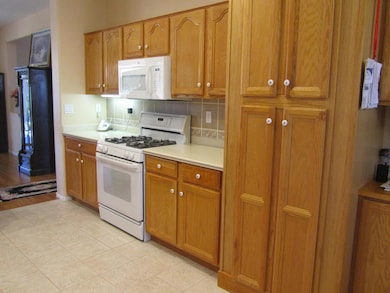 Kitchen with gas stove