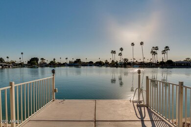 Beautiful Backyard View of Dawn Lake