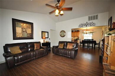Recessed ceilings make it feel open and airy!
