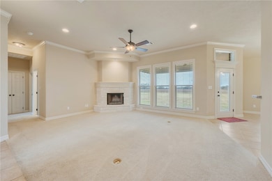 Corner Fireplace