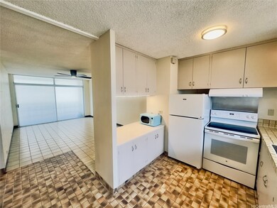 Living room and kitchen - view as you enter